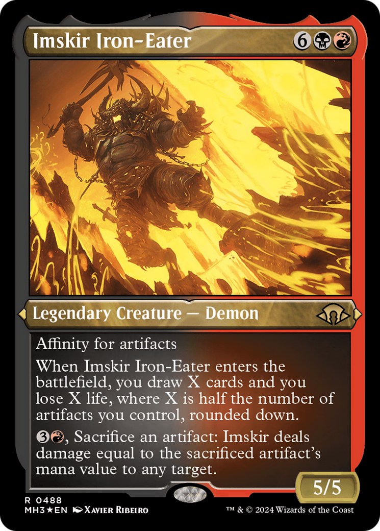 Imskir Iron-Eater (Foil Etched) [Modern Horizons 3] | Gear Gaming Fayetteville