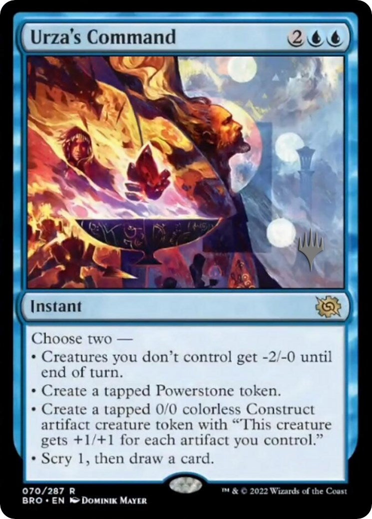 Urza's Command (Promo Pack) [The Brothers' War Promos] | Gear Gaming Fayetteville