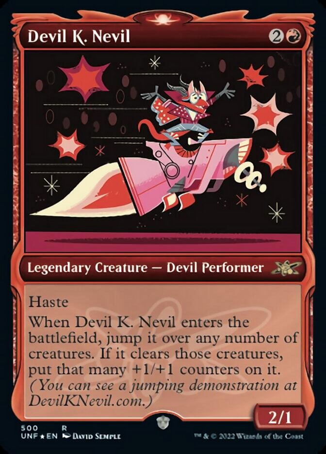 Devil K. Nevil (Showcase) (Galaxy Foil) [Unfinity] | Gear Gaming Fayetteville