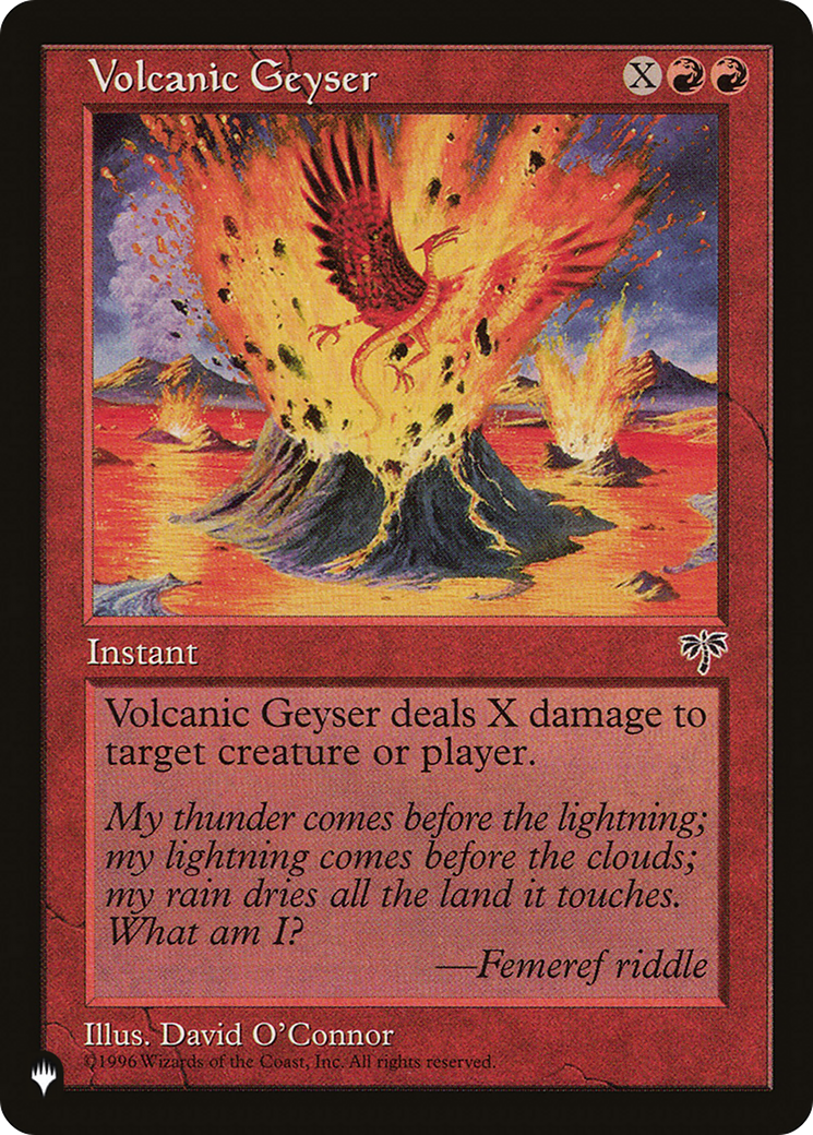 Volcanic Geyser [The List Reprints] | Gear Gaming Fayetteville