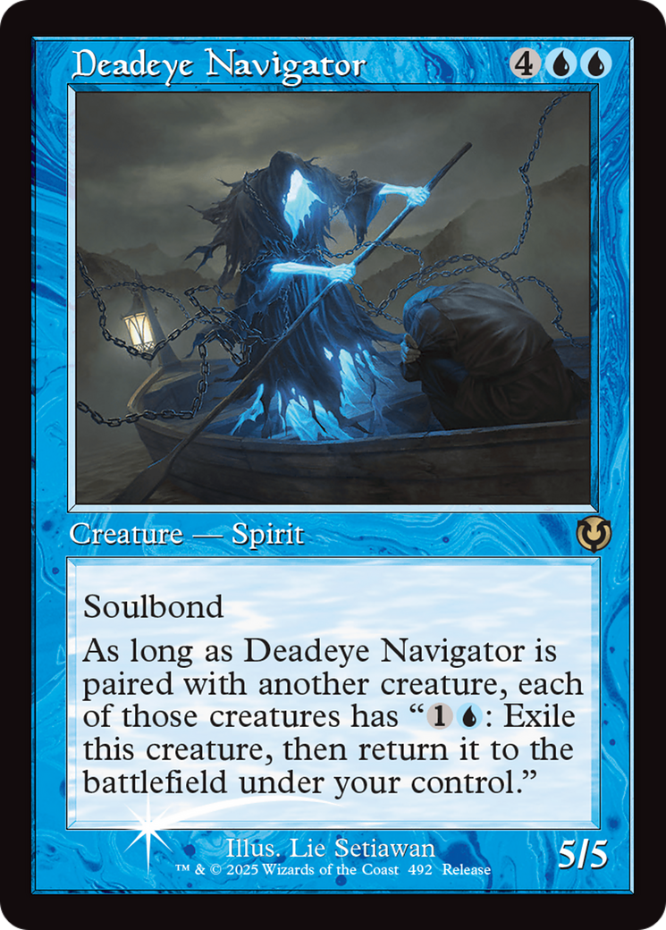 Deadeye Navigator (Retro Frame) [Innistrad Remastered Promos] | Gear Gaming Fayetteville