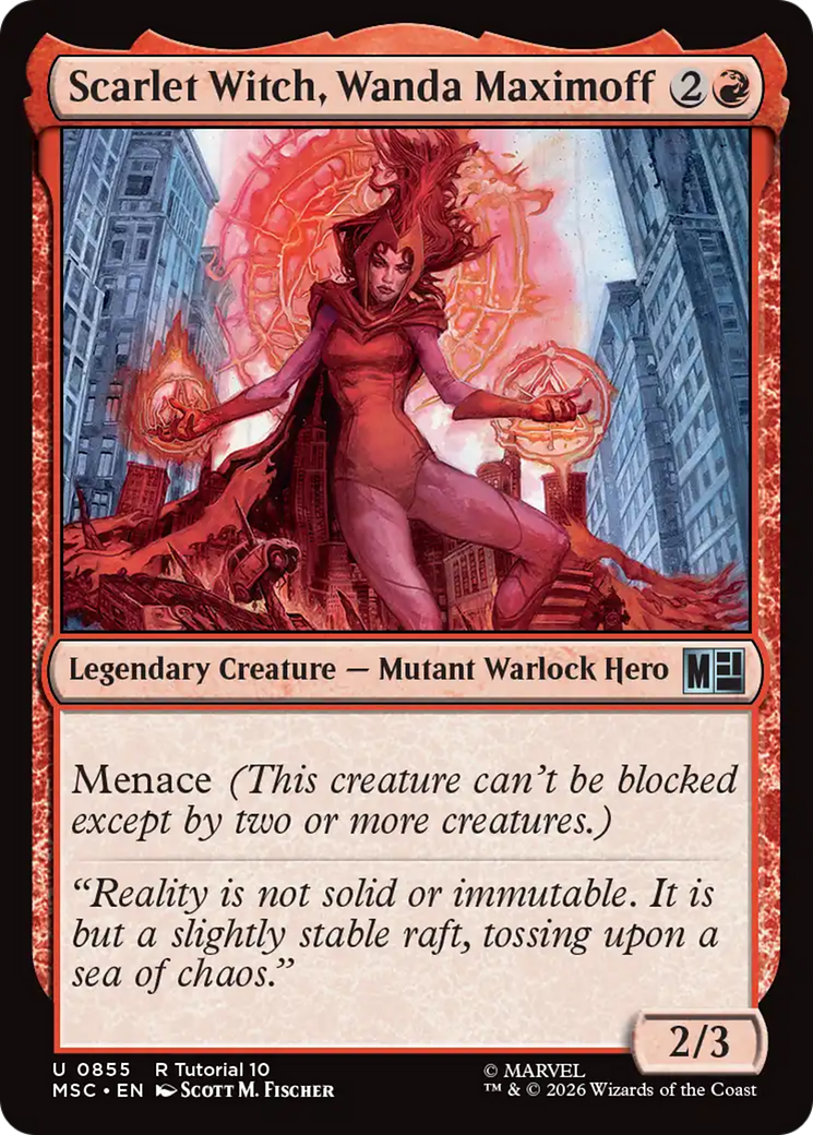 Scarlet Witch, Wanda Maximoff [Marvel Super Heroes Commander] | Gear Gaming Fayetteville