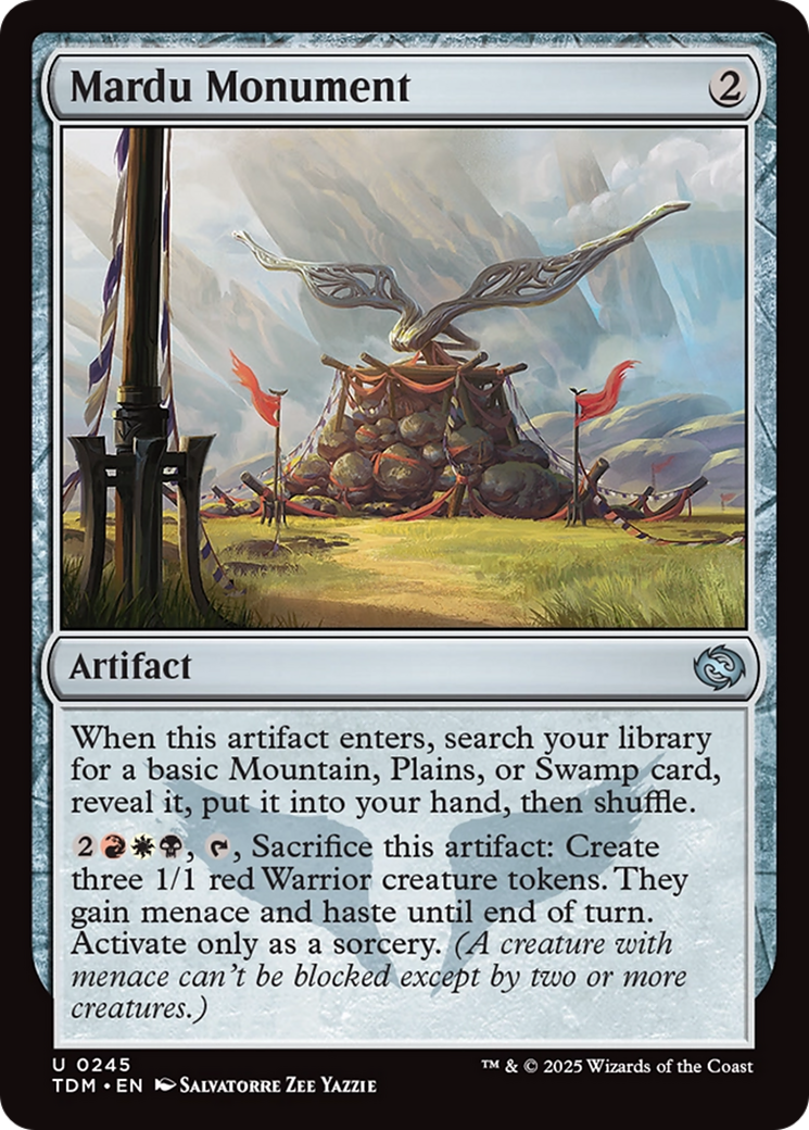 Mardu Monument [Tarkir: Dragonstorm] | Gear Gaming Fayetteville