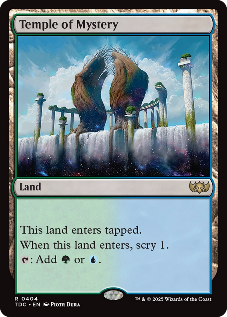 Temple of Mystery [Tarkir: Dragonstorm Commander] | Gear Gaming Fayetteville