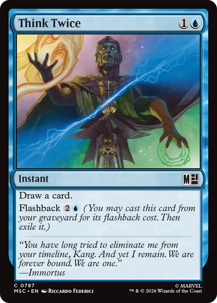 Think Twice [Marvel Super Heroes Commander] | Gear Gaming Fayetteville
