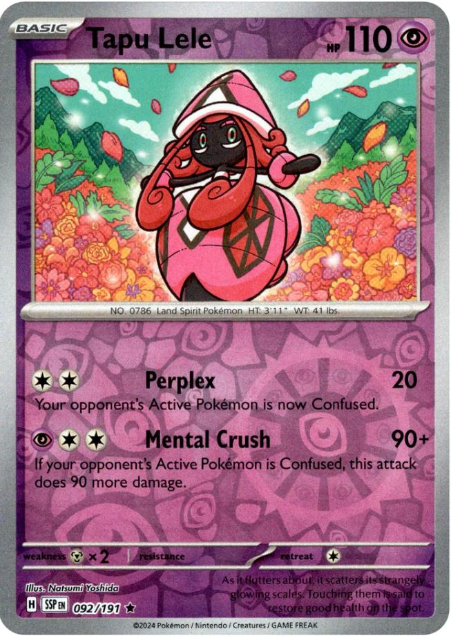 Tapu Lele (092/191) [Scarlet & Violet: Surging Sparks] | Gear Gaming Fayetteville