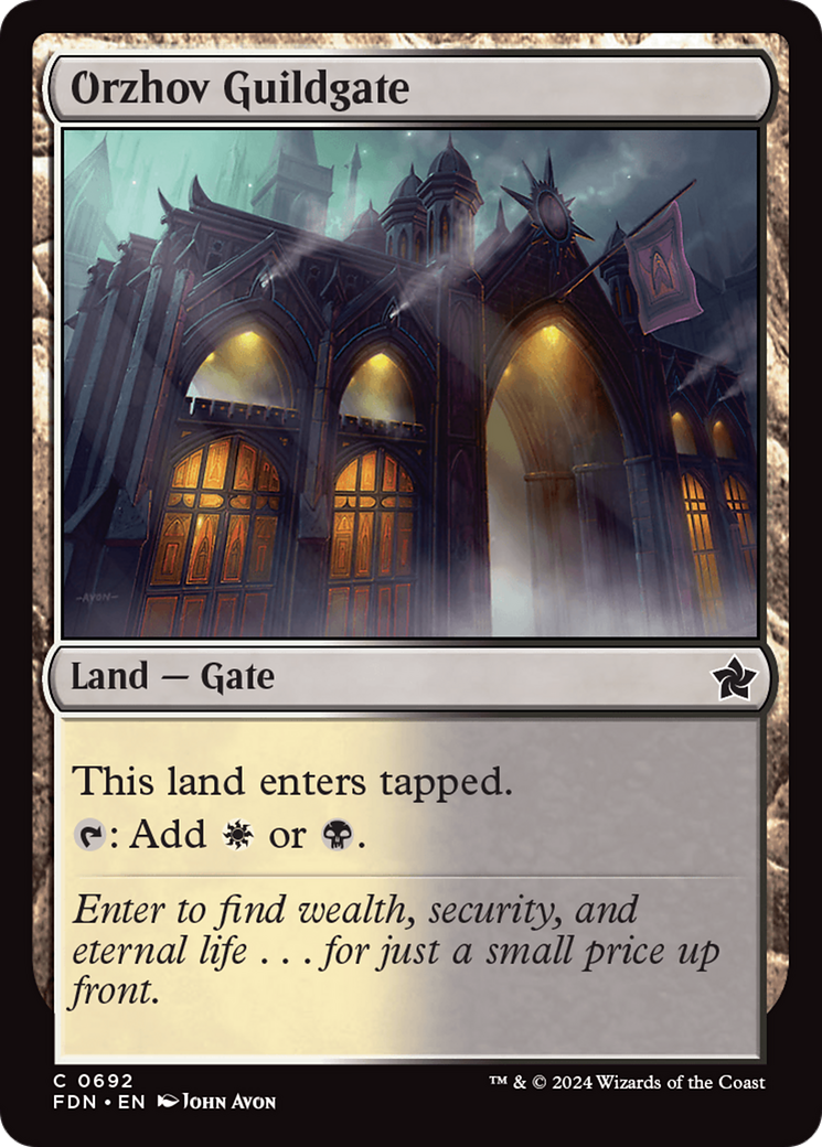 Orzhov Guildgate [Foundations] | Gear Gaming Fayetteville