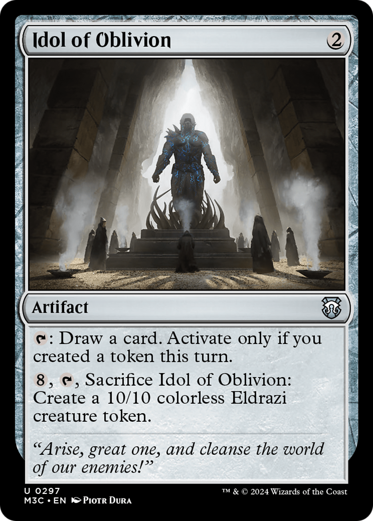 Idol of Oblivion (Ripple Foil) [Modern Horizons 3 Commander] | Gear Gaming Fayetteville