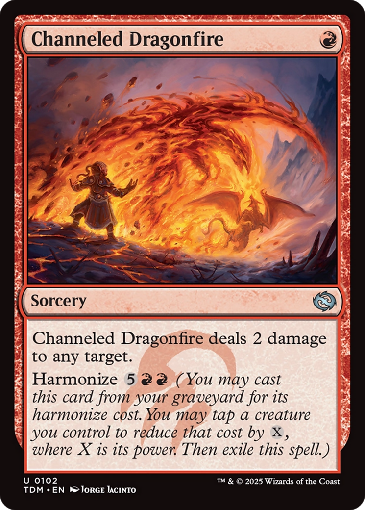 Channeled Dragonfire [Tarkir: Dragonstorm] | Gear Gaming Fayetteville