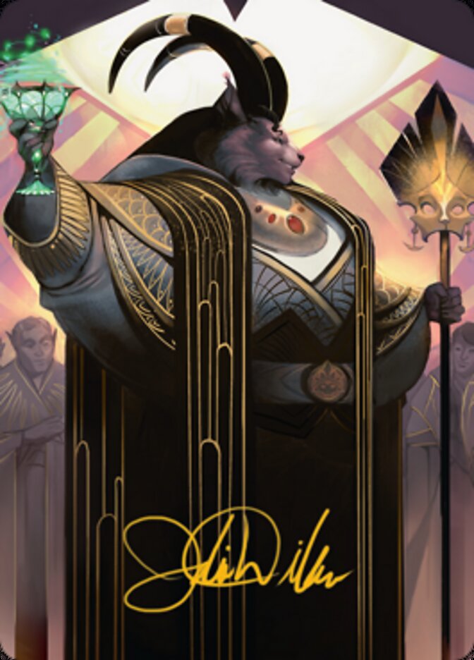 Jetmir, Nexus of Revels 2 Art Card (Gold-Stamped Signature) [Streets of New Capenna Art Series] | Gear Gaming Fayetteville