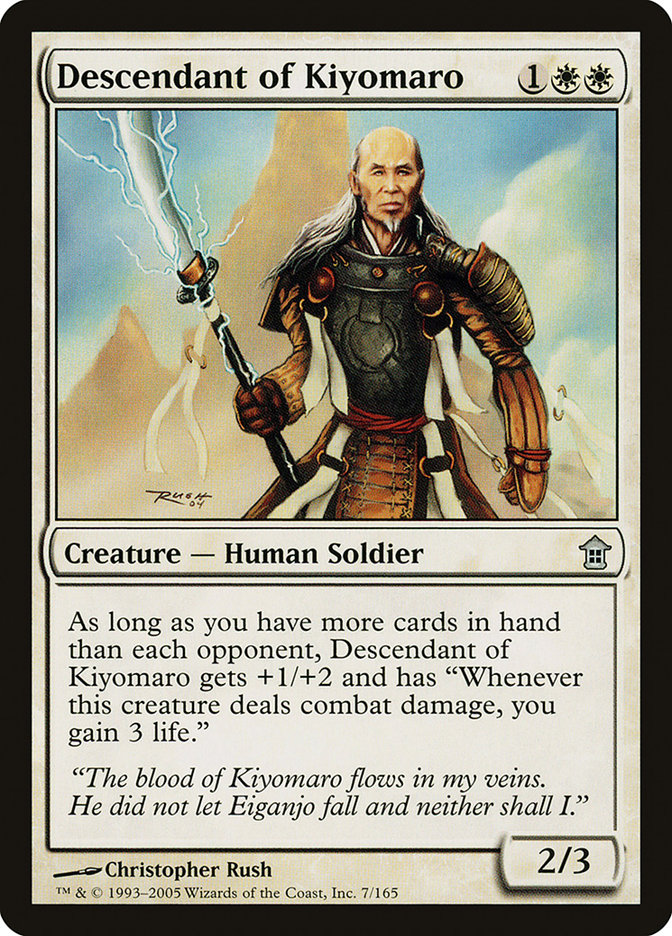 Descendant of Kiyomaro [Saviors of Kamigawa] | Gear Gaming Fayetteville