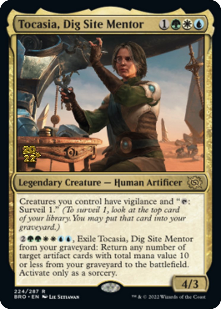 Tocasia, Dig Site Mentor [The Brothers' War Prerelease Promos] | Gear Gaming Fayetteville