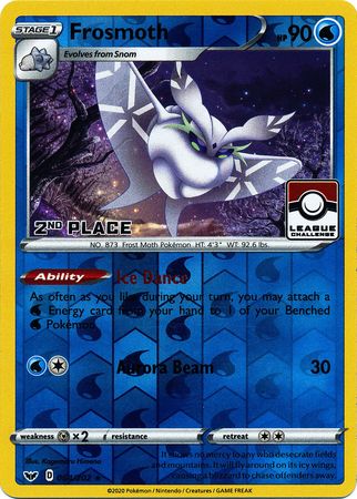 Frosmoth (064/202) (League Promo 2nd Place) [Sword & Shield: Base Set] | Gear Gaming Fayetteville
