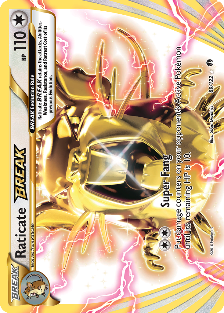 Raticate BREAK (89/122) [XY: BREAKpoint] | Gear Gaming Fayetteville