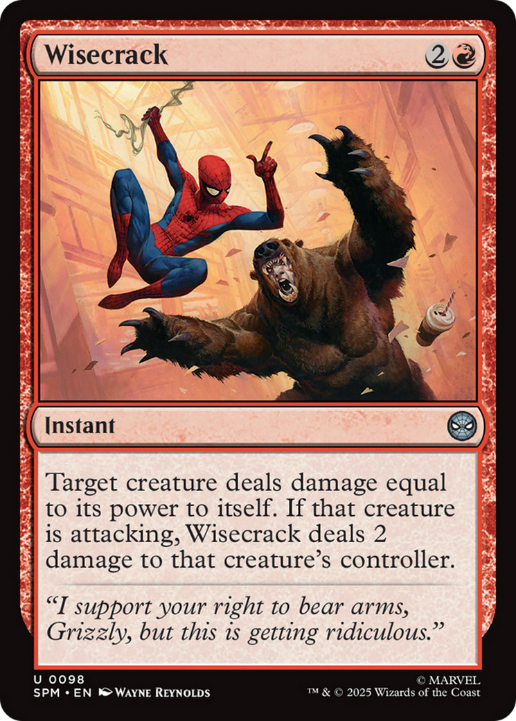 Wisecrack [Marvel's Spider-Man] | Gear Gaming Fayetteville
