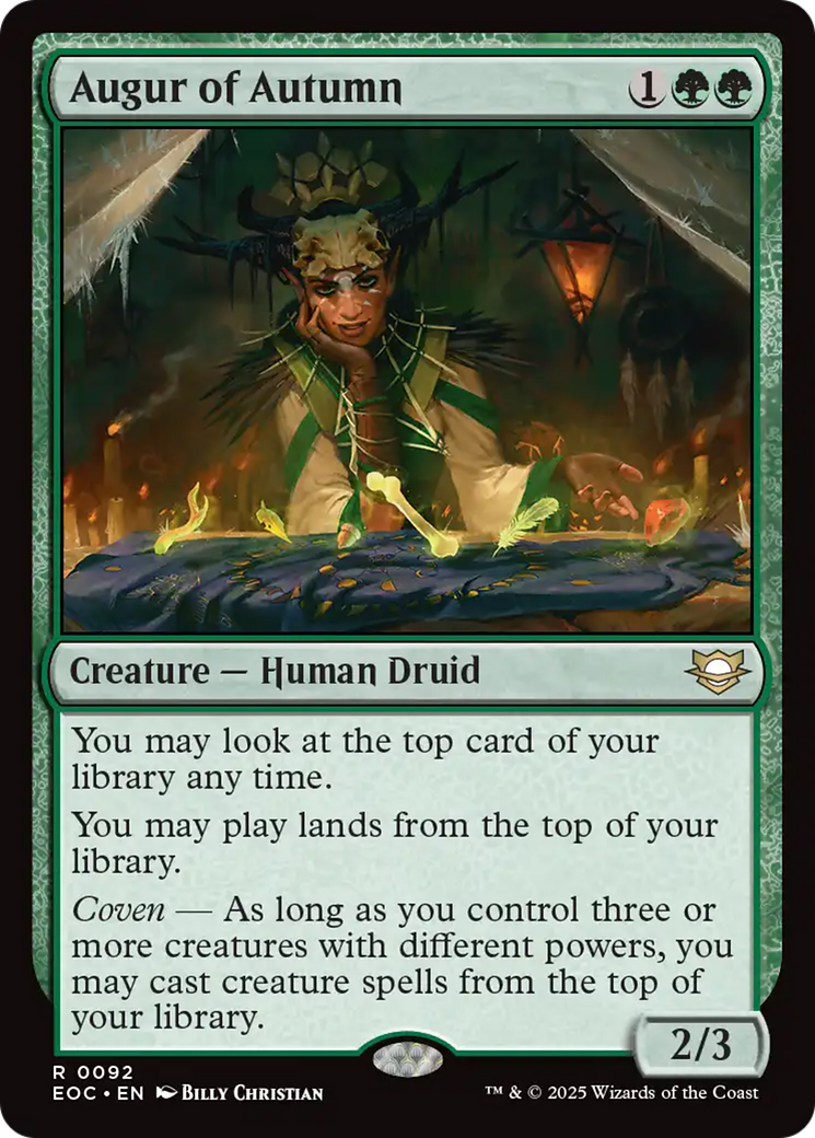 Augur of Autumn [Edge of Eternities Commander] | Gear Gaming Fayetteville