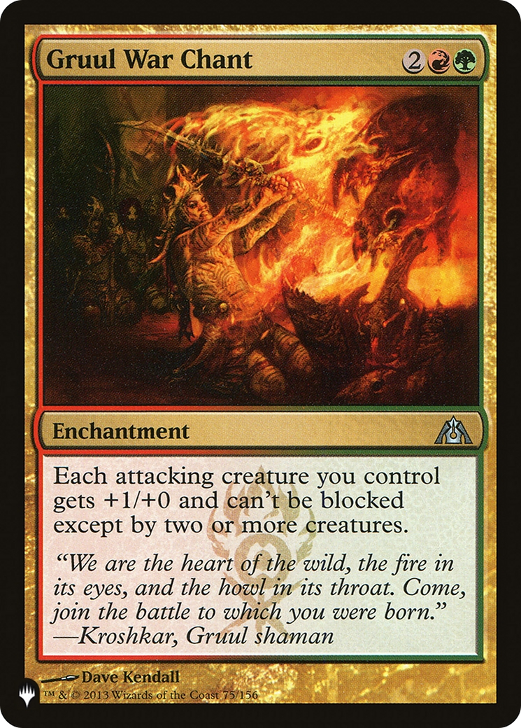 Gruul War Chant [The List] | Gear Gaming Fayetteville