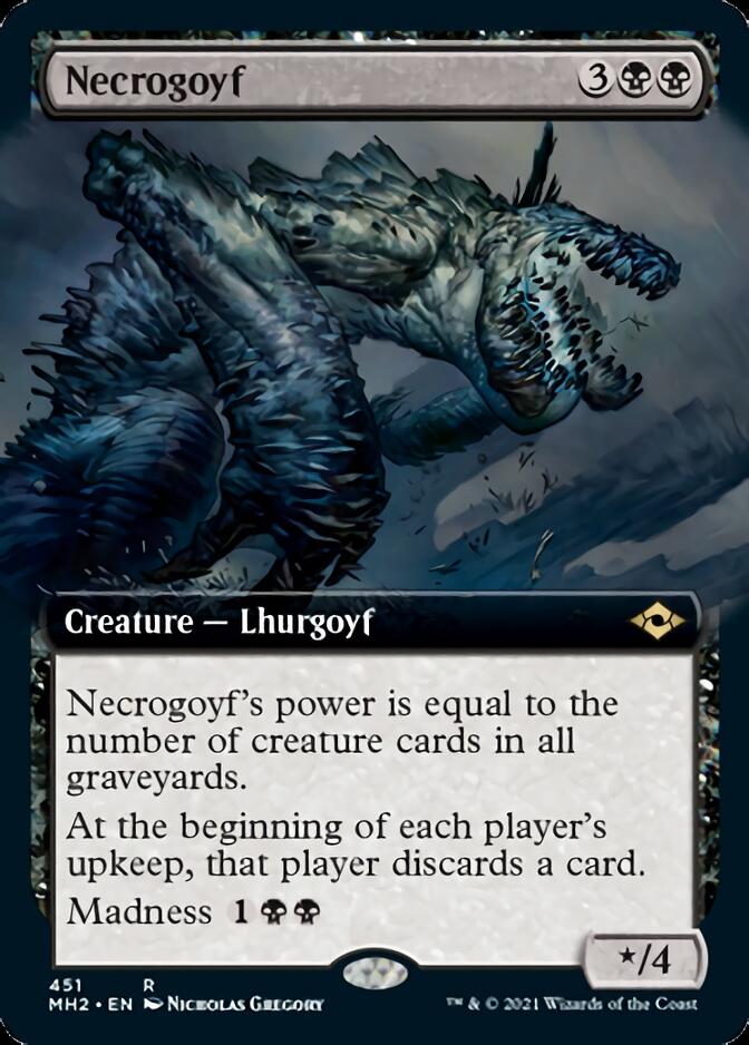 Necrogoyf (Extended Art) [Modern Horizons 2] | Gear Gaming Fayetteville