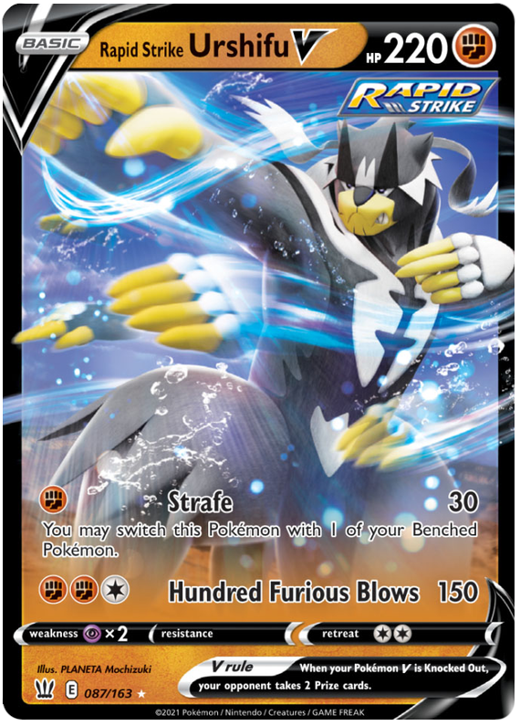 Rapid Strike Urshifu V (087/163) [Sword & Shield: Battle Styles] | Gear Gaming Fayetteville