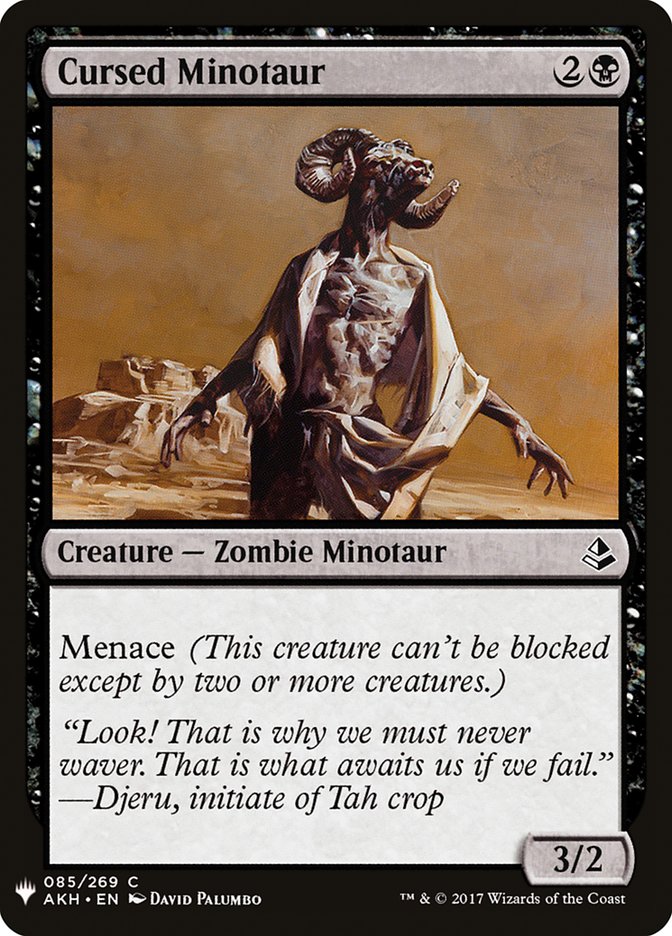 Cursed Minotaur [Mystery Booster] | Gear Gaming Fayetteville