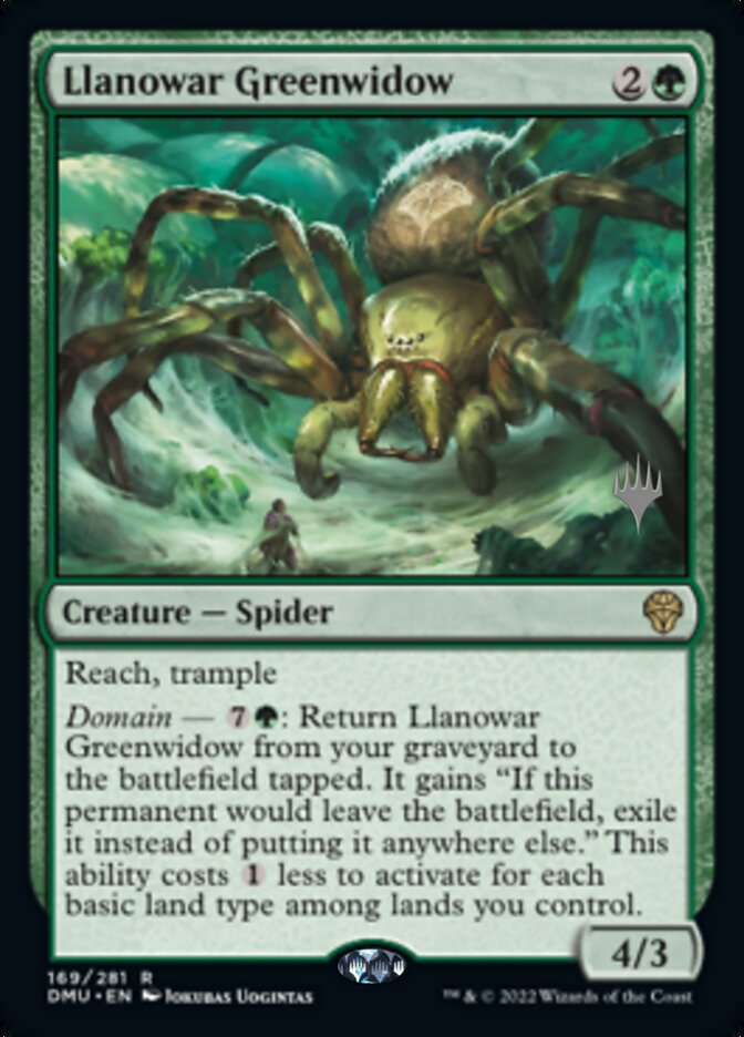 Llanowar Greenwidow (Promo Pack) [Dominaria United Promos] | Gear Gaming Fayetteville