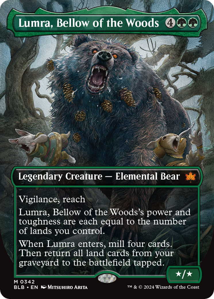 Lumra, Bellow of the Woods (Borderless) (0342) [Bloomburrow] | Gear Gaming Fayetteville