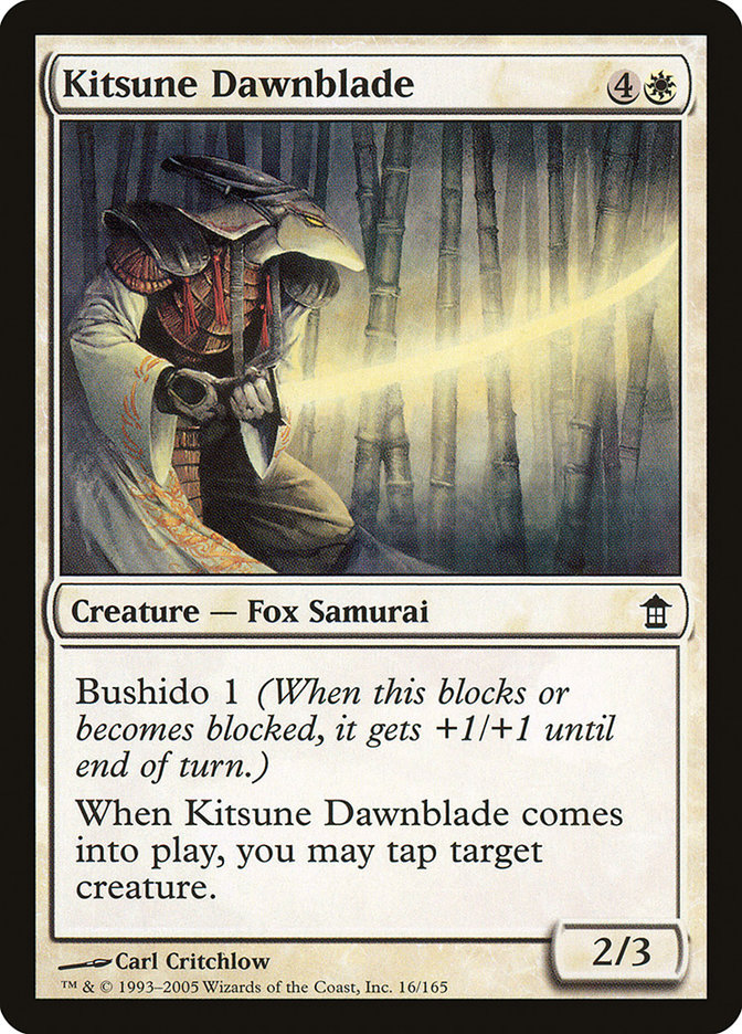 Kitsune Dawnblade [Saviors of Kamigawa] | Gear Gaming Fayetteville