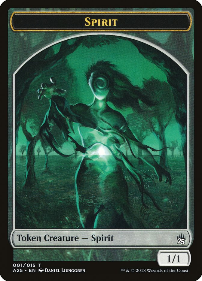 Spirit Token (001/015) [Masters 25 Tokens] | Gear Gaming Fayetteville