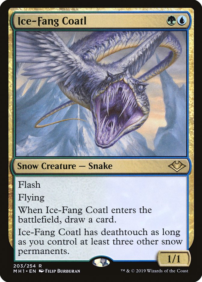 Ice-Fang Coatl [Modern Horizons] | Gear Gaming Fayetteville