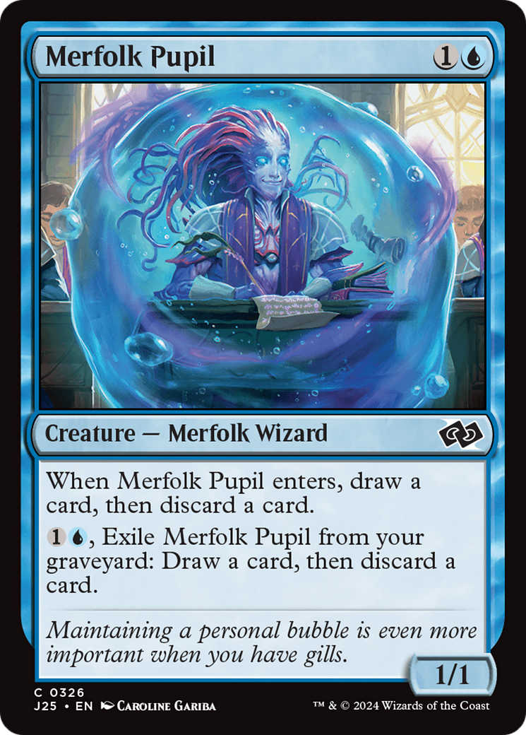 Merfolk Pupil [Foundations Jumpstart] | Gear Gaming Fayetteville