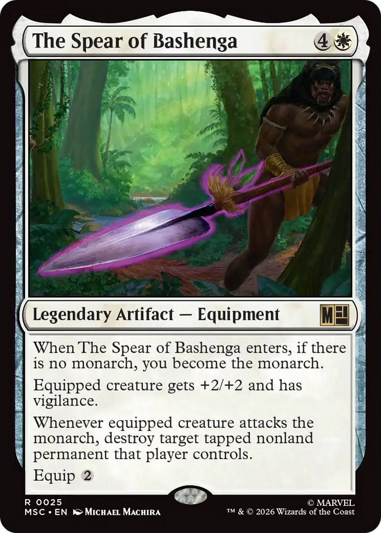 The Spear of Bashenga [Marvel Super Heroes Commander] | Gear Gaming Fayetteville