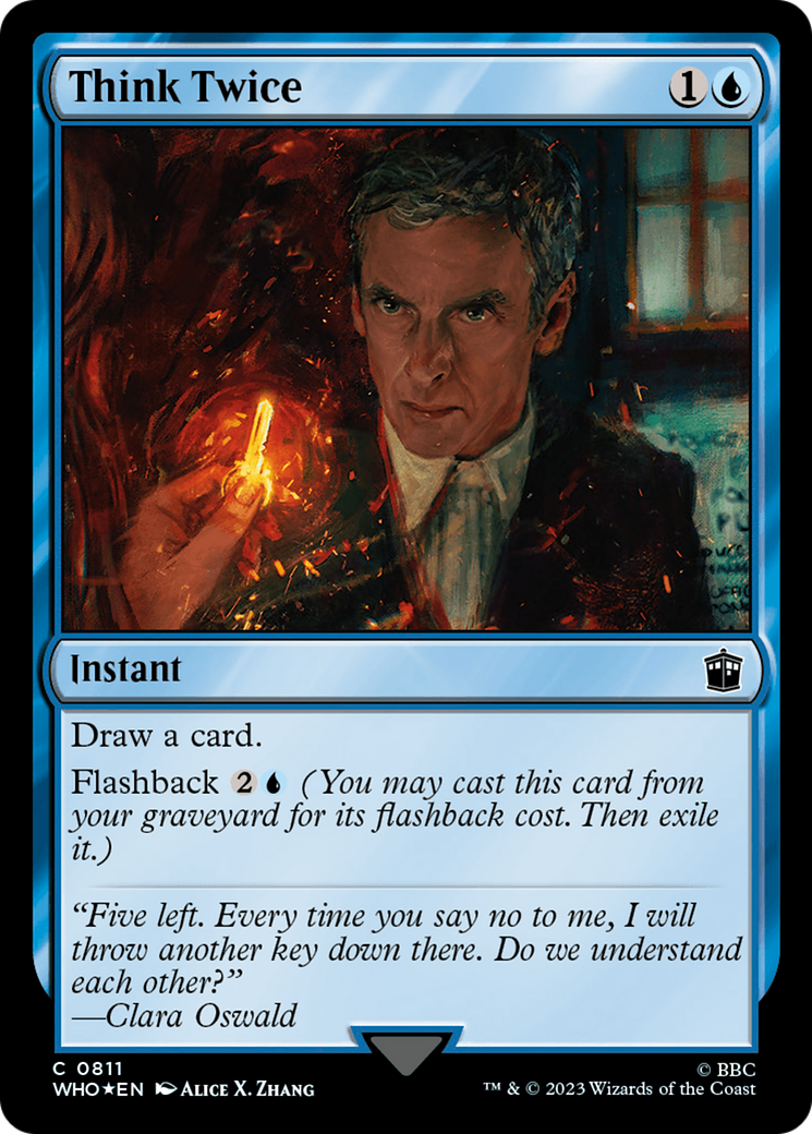 Think Twice (Surge Foil) [Doctor Who] | Gear Gaming Fayetteville