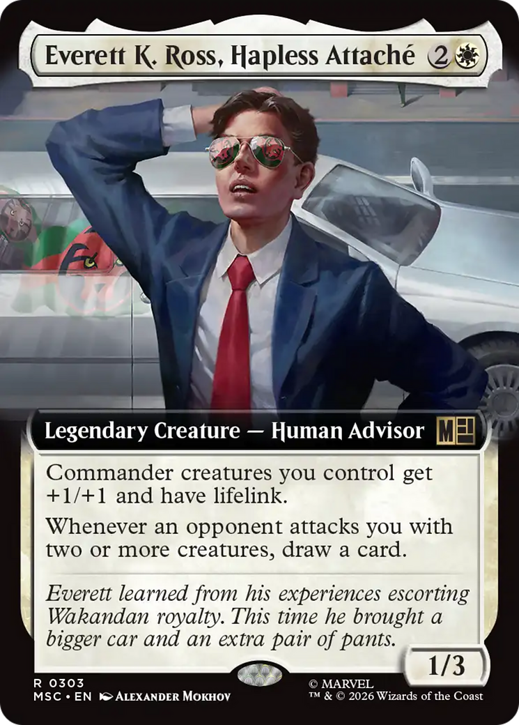 Everett K. Ross, Hapless Attache (Extended Art) [Marvel Super Heroes Commander] | Gear Gaming Fayetteville