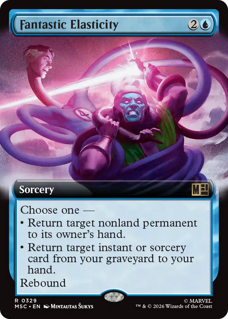 Fantastic Elasticity (Extended Art) [Marvel Super Heroes Commander] | Gear Gaming Fayetteville
