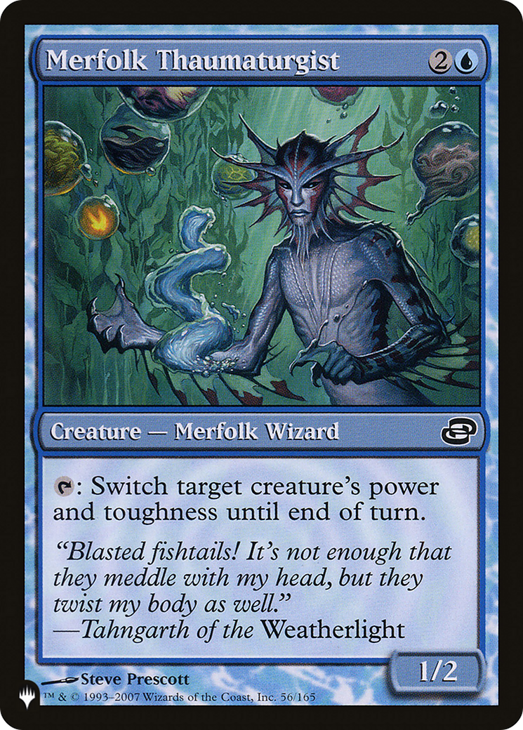 Merfolk Thaumaturgist [The List Reprints] | Gear Gaming Fayetteville