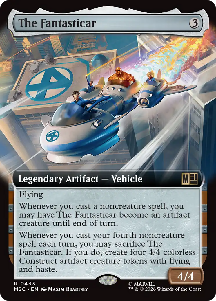 The Fantasticar (Extended Art) [Marvel Super Heroes Commander] | Gear Gaming Fayetteville