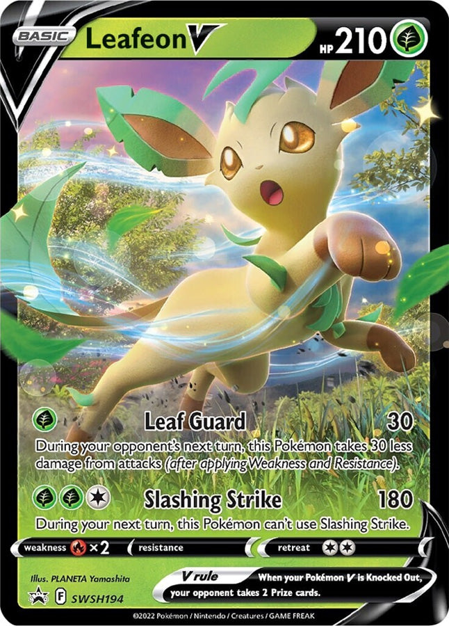 Leafeon V (SWSH194) [Sword & Shield: Black Star Promos] | Gear Gaming Fayetteville