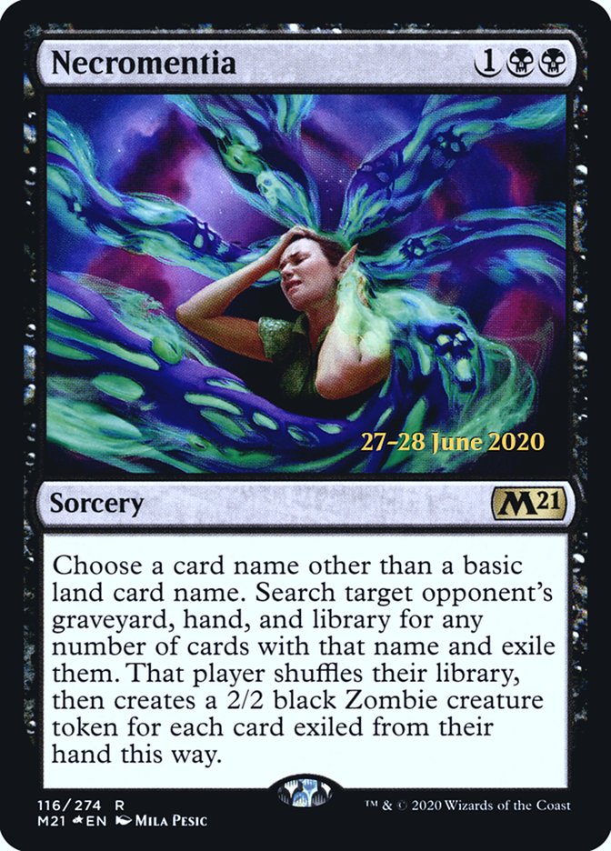 Necromentia [Core Set 2021 Prerelease Promos] | Gear Gaming Fayetteville