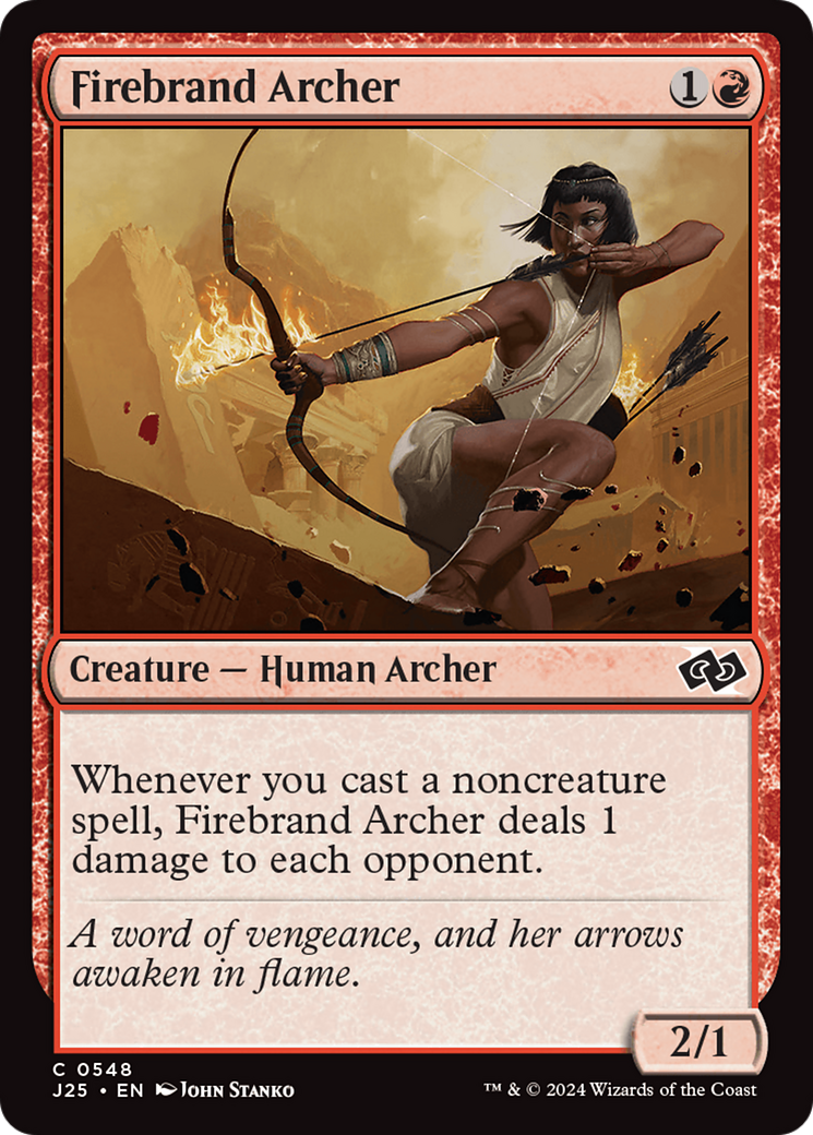 Firebrand Archer [Foundations Jumpstart] | Gear Gaming Fayetteville