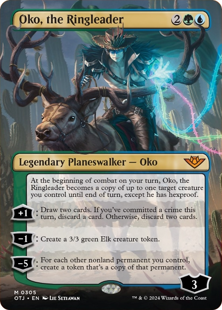 Oko, the Ringleader (Borderless) [Outlaws of Thunder Junction] | Gear Gaming Fayetteville