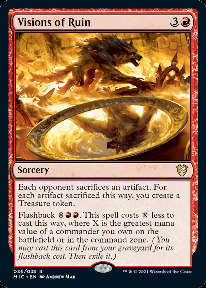 Visions of Ruin [Innistrad: Midnight Hunt Commander] | Gear Gaming Fayetteville