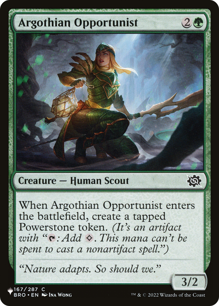 Argothian Opportunist [The List] | Gear Gaming Fayetteville