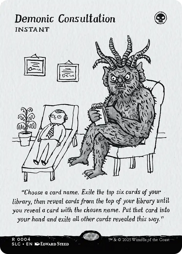 Demonic Consultation [Secret Lair Countdown Kit] | Gear Gaming Fayetteville