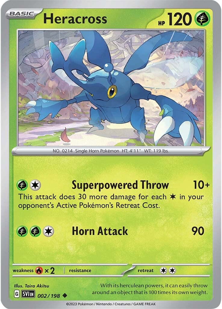 Heracross (002/198) [Scarlet & Violet: Base Set] | Gear Gaming Fayetteville