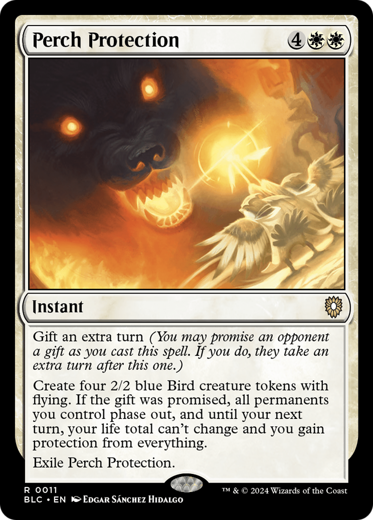 Perch Protection [Bloomburrow Commander] | Gear Gaming Fayetteville