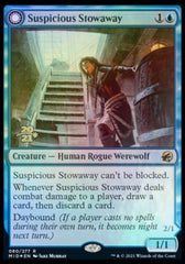 Suspicious Stowaway // Seafaring Werewolf [Innistrad: Midnight Hunt Prerelease Promos] | Gear Gaming Fayetteville