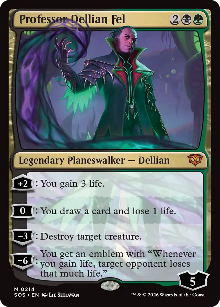Professor Dellian Fel [Secrets of Strixhaven] | Gear Gaming Fayetteville