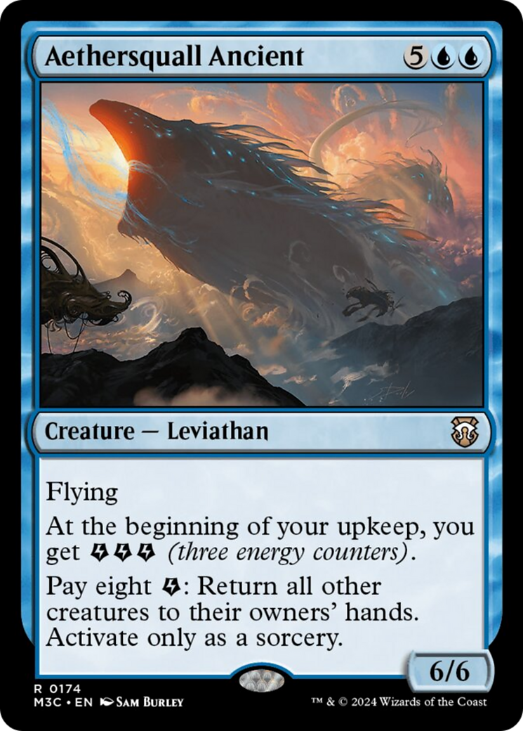 Aethersquall Ancient (Ripple Foil) [Modern Horizons 3 Commander] | Gear Gaming Fayetteville