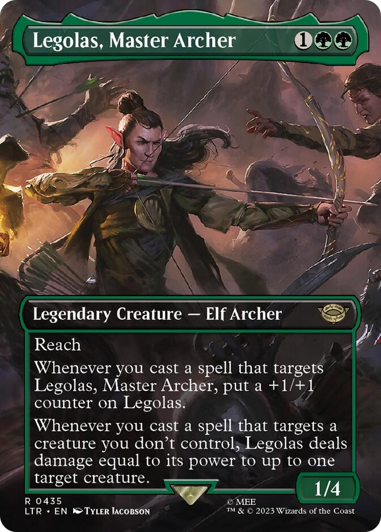 Legolas, Master Archer (Borderless Alternate Art) [The Lord of the Rings: Tales of Middle-Earth] | Gear Gaming Fayetteville