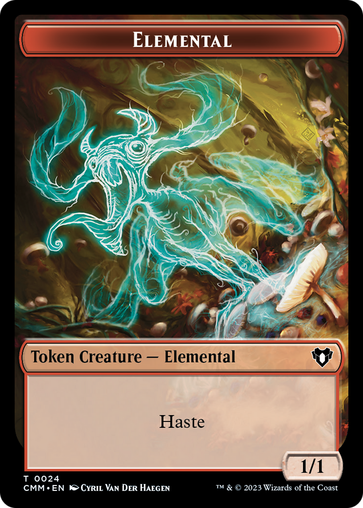 Elemental Token (24) [Commander Masters Tokens] | Gear Gaming Fayetteville